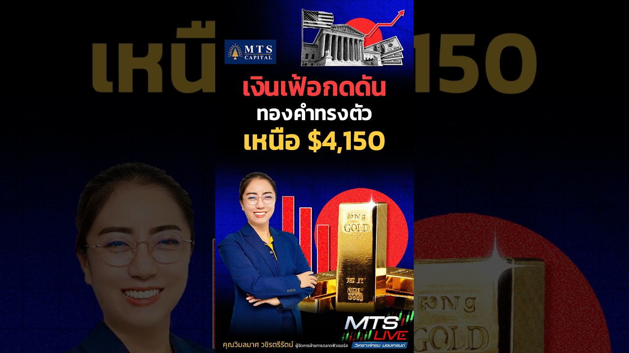 #MTSCapital เงินเฟ้อกดดัน ทองคำทรงตัวเหนือ $4,150