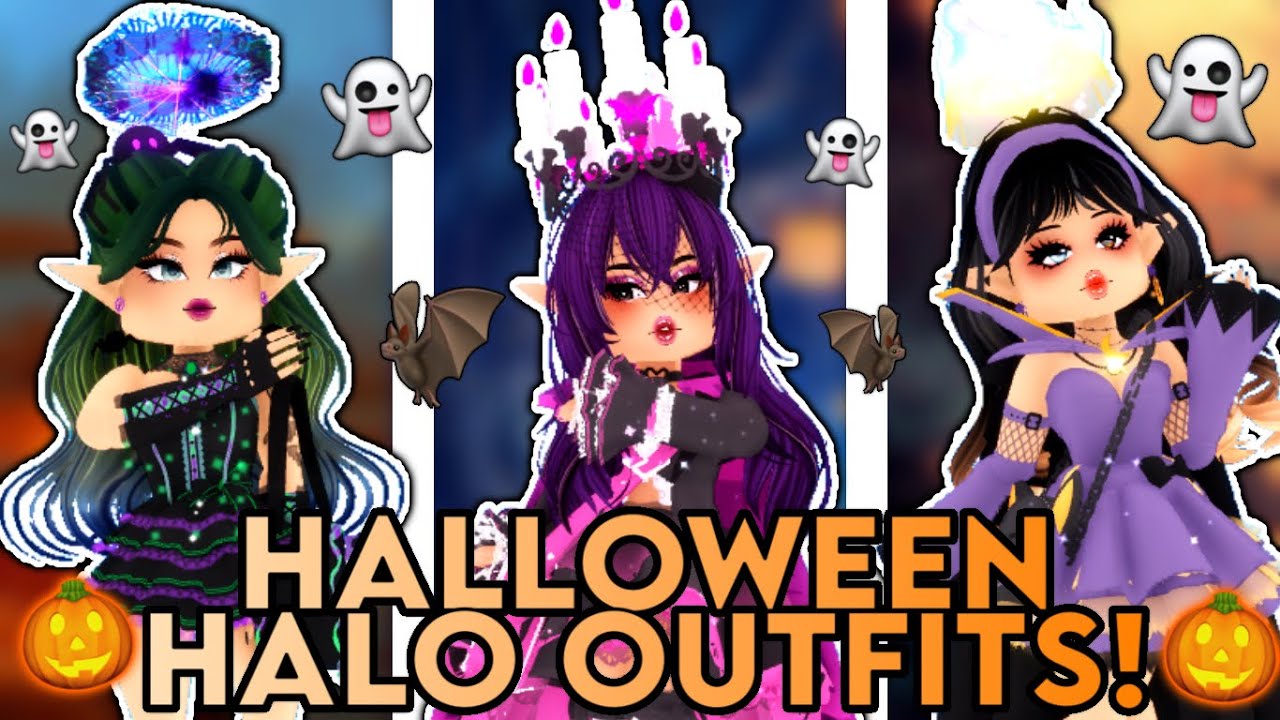 STYLING *ALL* OF THE HALLOWEEN HALOS! *CUTE* HALLOWEEN OUTFITS! ROBLOX ...