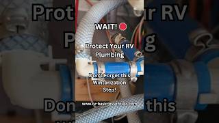 💨 RV Winterization Tip — Blow It Out Before You Freeze It! Subscribe for More!