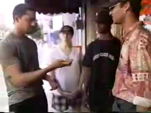 David Blaine - How the card through the window?