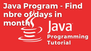Java Program - Find The Number Of Days In A Month Of The Year [JAVA EXERCISE WITH SOLUTION]