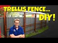 How to Build a Trellis Fence. Awesome, Easy to Build Project!