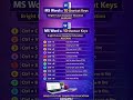 Microsoft word shortcut #msoffice #msword #shortcut #viralvideo #viralshorts
