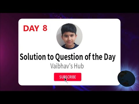Maths  | Day 7 _ Integer _ Solution of "Question of the Day"