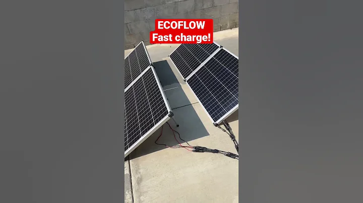 ECOFLOW Delta PRO Fast charge!!