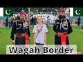 WAGAH BORDER, Pakistan - European girl's Reaction