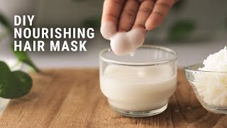 DIY Rice Mask for Nourishing Hair and Hair Growth a Home. ASMR.