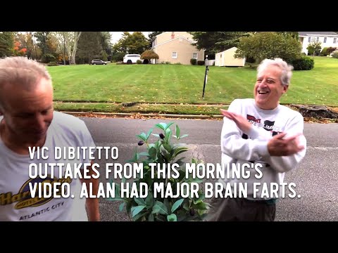 Outtakes from this morning's video. Alan had major brain farts.