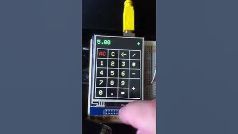 Calculadora realizada con Arduino UNO