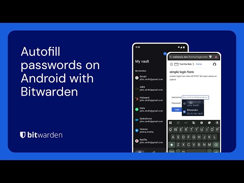 Автозаполнение паролей на Android с помощью Bitwarden