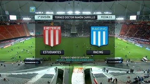 Fútbol en vivo. Estudiantes - Racing. Fecha 11. Torneo Primera División 2014. FPT.