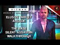 HITMAN WoA | Elusive Target Arcade | The Base | Level 1 &amp; 2 | Silent Assassin | Default Loadout