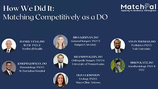 How to Match Competitively as a DO!