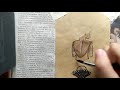 PAINTING IN A BROWN PAPER USING ONE BRUSH