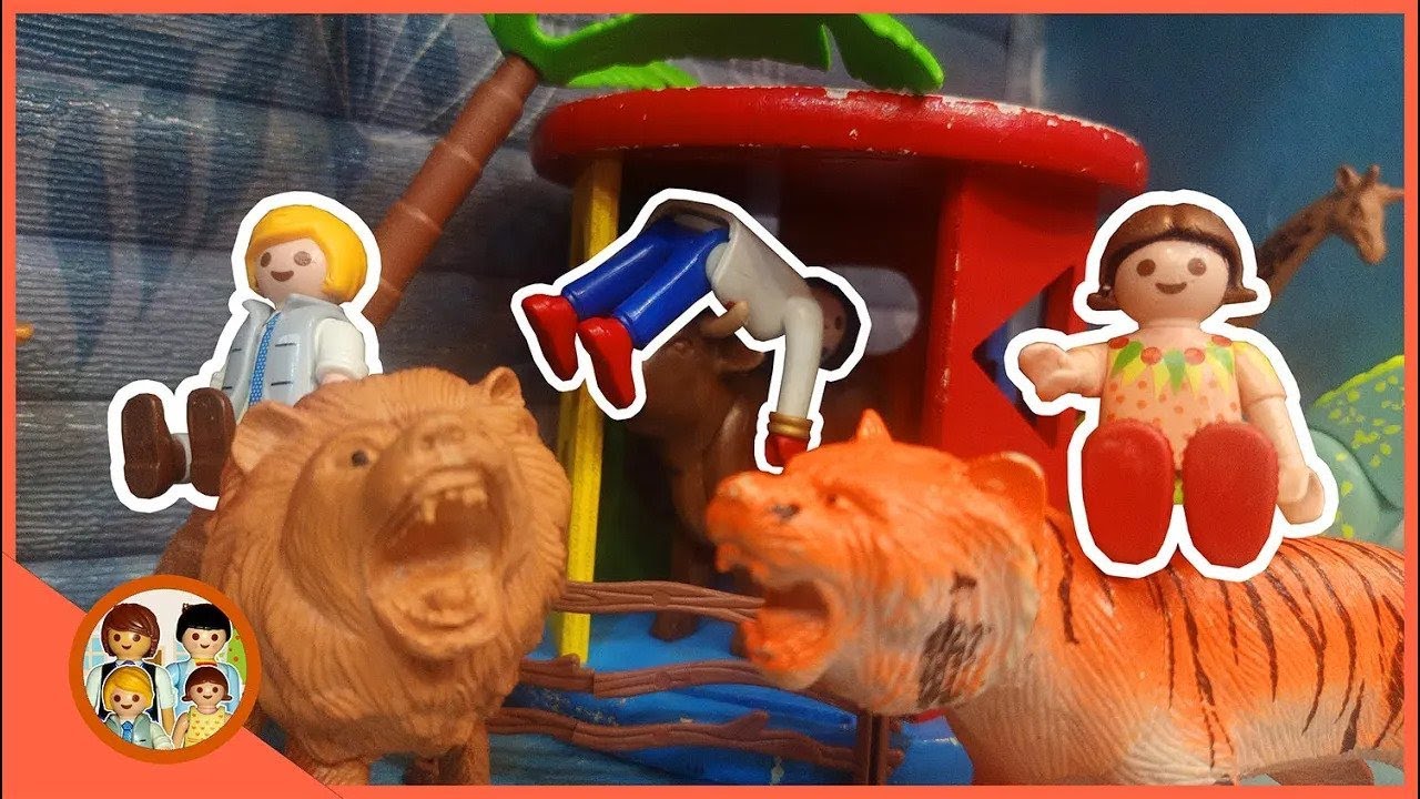 احلى خروجة فى معرض الحيوانات 😜 _ عائلة احمد و زينة _ play mobil