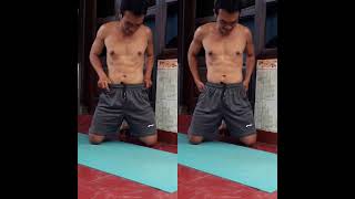 cara membentuk otot perut (PART 143) #shorts #workout #sixpack