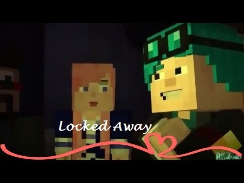 Dan X Lizzie - Locked Away [Minecraft: Story Mode] - YouTube