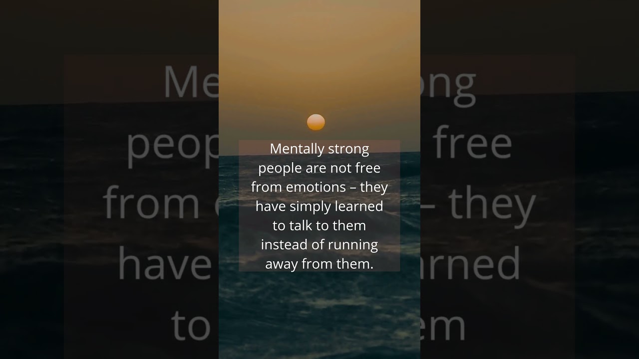 The secret of mental strength? Stop running—start communicating. 🏃➡💬