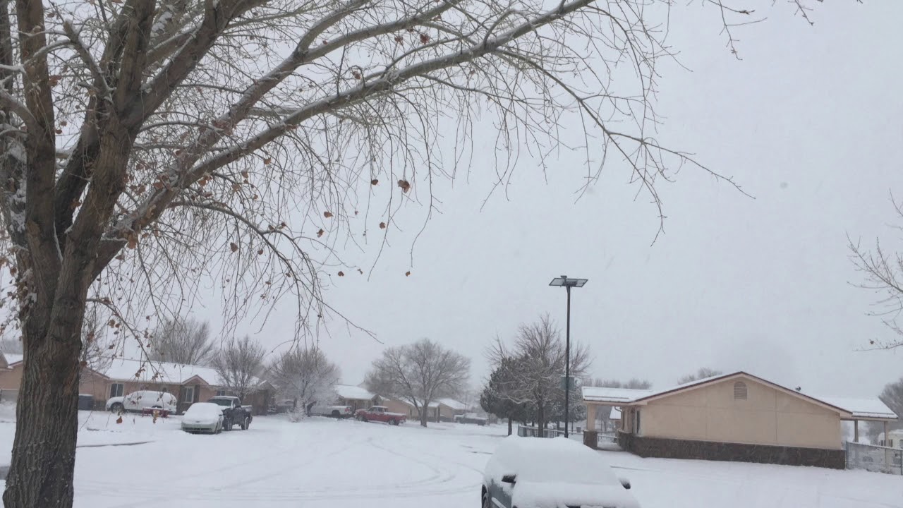 Snowy Day in Fort Defiance, Arizona YouTube