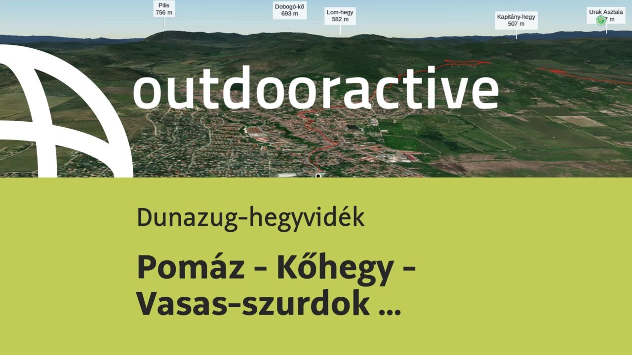 Pomáz - Kőhegy - Vasas-szurdok -Annavölgyi vízesés -Szentendre