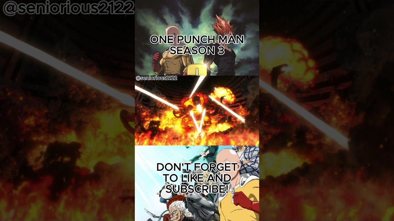 Garou vs Orochi | One Punch Man Season 3