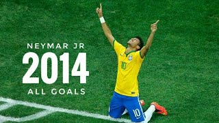 Neymar Jr - Fifa World Cup 2014 - All Goals - Road To Russia 2018