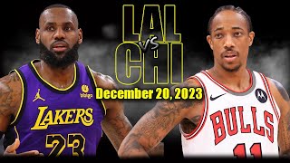 Los Angeles Lakers vs Chicago Bulls Full Game Highlights - December 20, 2023 | 2023-24 NBA Season