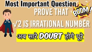 Prove that Square root 2 is irrational number