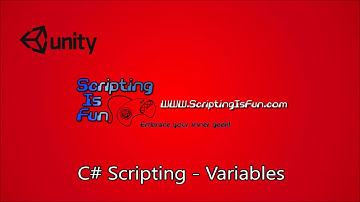 How to Program in Unity C# Scripting Part 1 - Variables