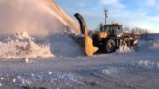 Winter 2015 Fastrac 8310 + Beaulieu 10 feet snowblower.