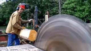 Dangerous Classic US Lumber Sawmill Processing Line Factory, Biggest Chainsaw Cutting Wood Machines by KrossUSA 4,801 views 8 months ago 11 minutes, 20 seconds