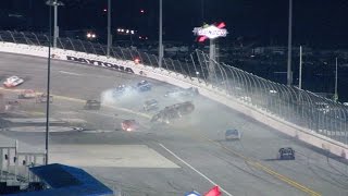 Christopher Bell NASCAR truck flip at Daytona 2016