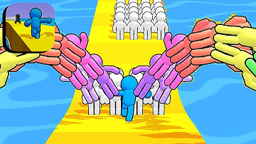 Crowd Pusher - All Levels Gameplay Android,ios (Levels 17-21)