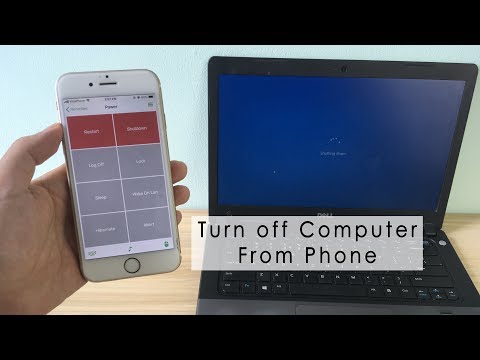Video: So schalten Sie den Computer von Ihrem Telefon aus aus