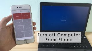 how to turn off pc from phone