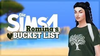 Romina´s Bucket List Let´s Play - Start Gen 6 | Sims4📋Romina´s Bucket List Intro | Insanedra