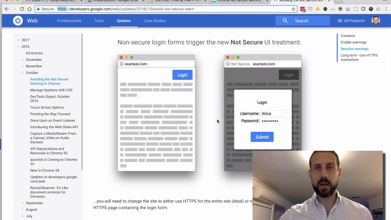 Don t Get Caught Out By The Chrome Not Secure Warning YouTube Don t get caught out by the chrome not secure warning youtube