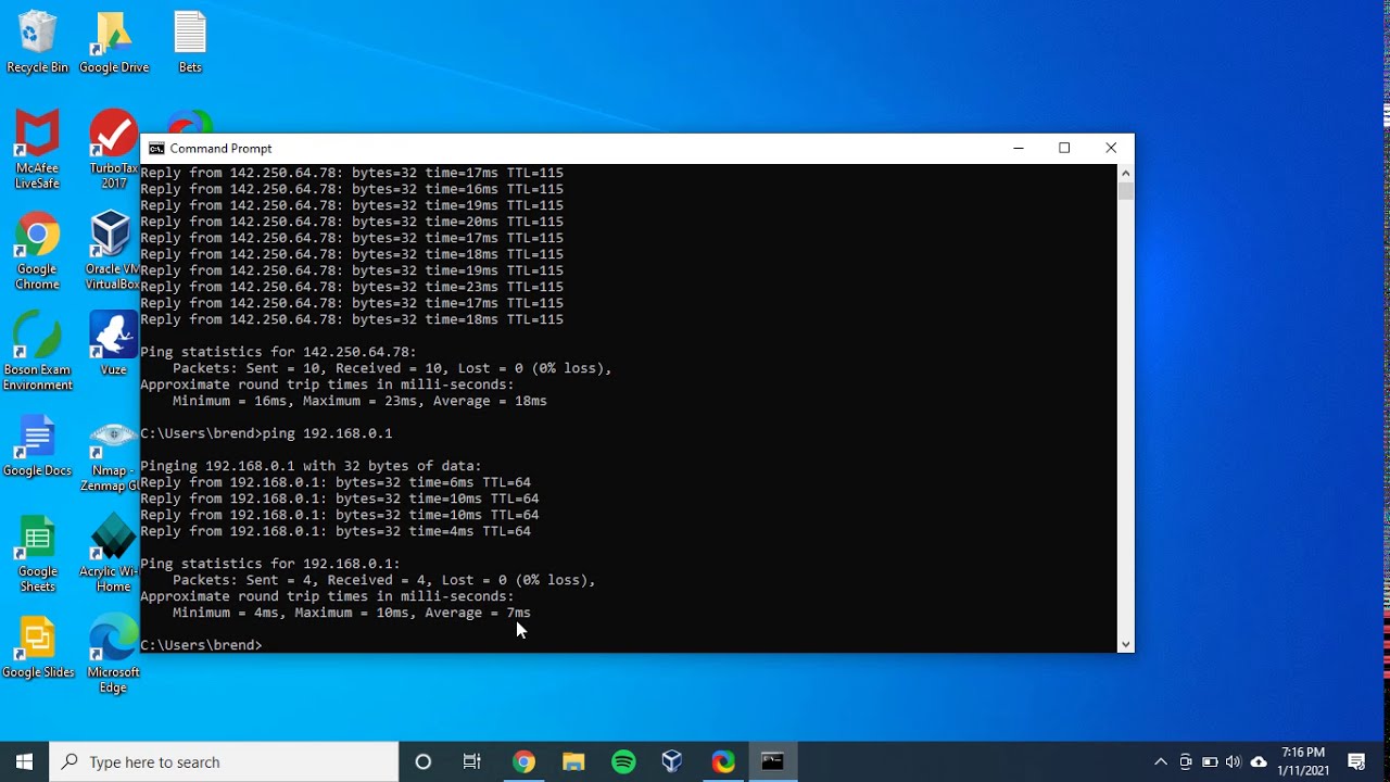How to perform a ping test on Windows 10 - YouTube