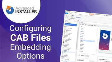 CAB Files - Configuring CAB Embedding Options