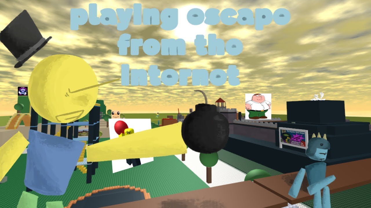 Playing escape from the internet with some friends!! - YouTube