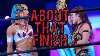 Mercedes Moné (Sasha Banks) “Botches” New Finisher at Wrestle Kingdom 17