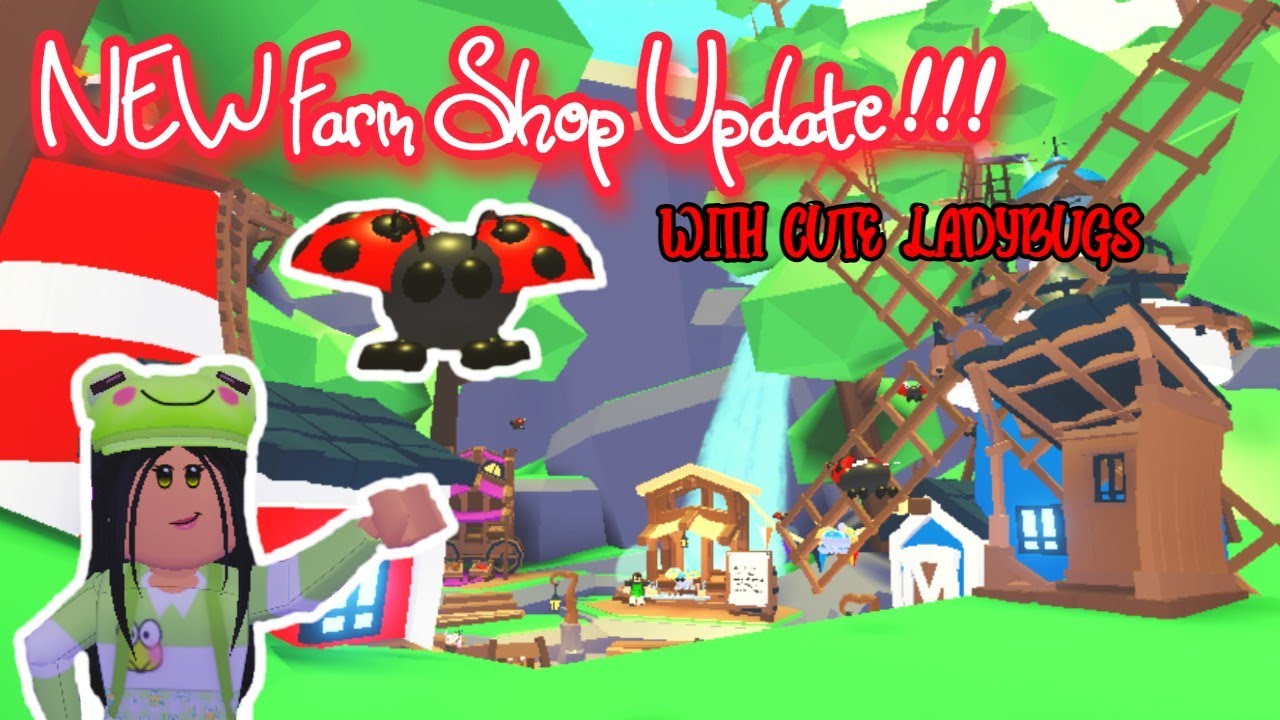 NEW Farm Shop Update with LADYBUGS - Adopt Me