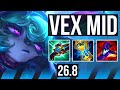 VEX vs FIZZ (MID) | Good KDA: 17/2/4 | EUW Master | 26.8