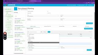 User guide video of how to beginning a recruitment plan process; Part 1
