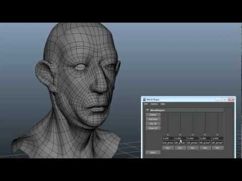 Maya blend shapes Test