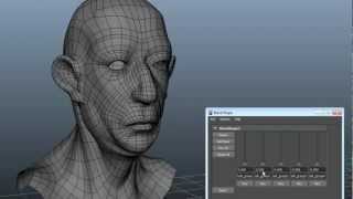 Maya blend shapes Test
