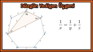 Düzgün Yedi̇gen Üçgeni̇
