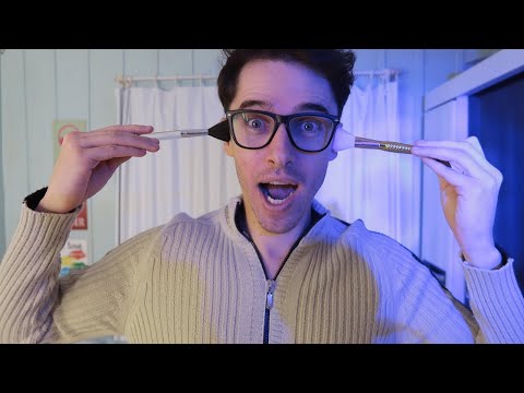 ASMR Toque no Cérebro com Sussurros no ouvido para dormir rápido