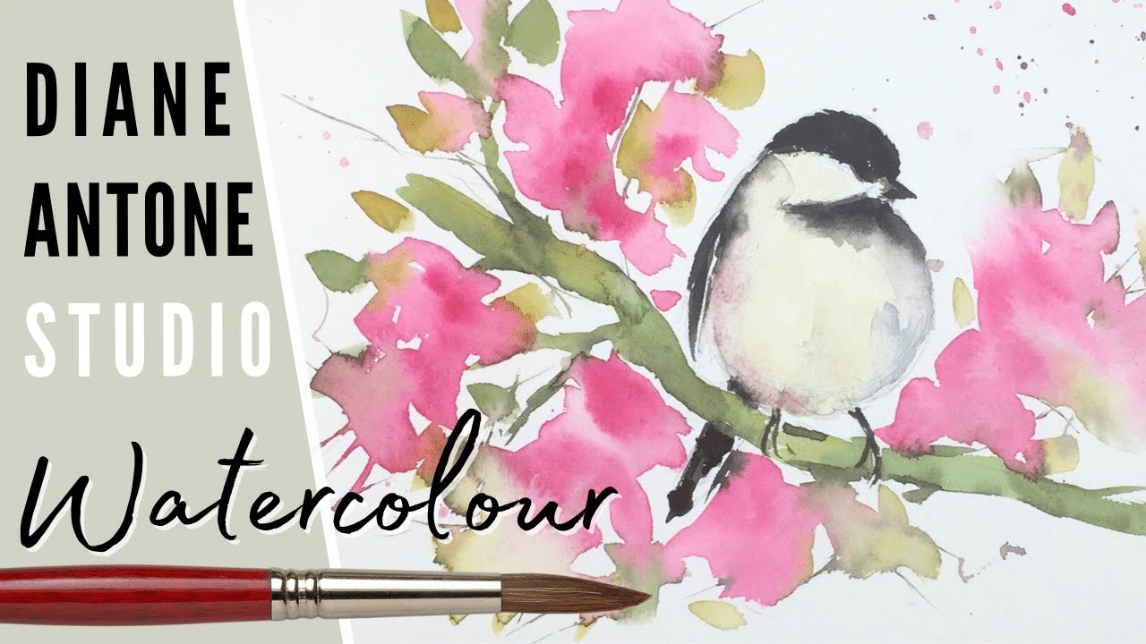 CHICKADEE WATERCOLOR TUTORIAL