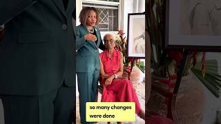 Former Minister of Education Dr. Mavis Gilmour Celebrates 100th Birthday, with Dr. Dana Morris-Dixon